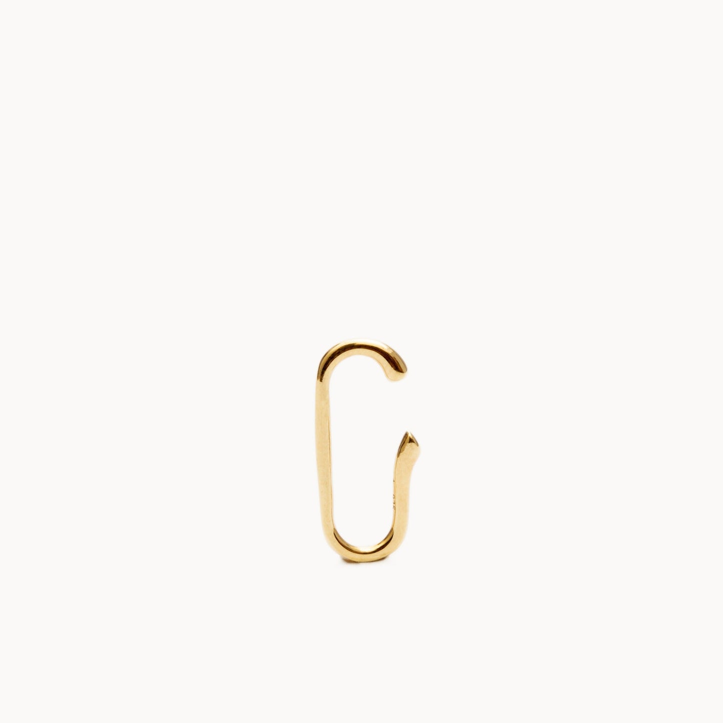 Small Elliptical Ear Cuff SS | 1706C151020