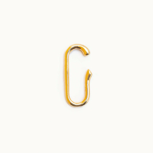 Small Elliptical Ear Cuff SS | 1706C151020