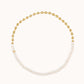 Ball Chain / Pearl Necklace | 1803N091020