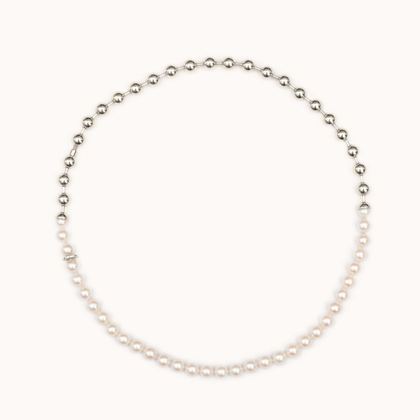 Ball Chain / Pearl Necklace | 1803N091040