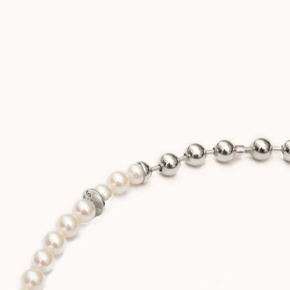 Ball Chain / Pearl Necklace | 1803N091040