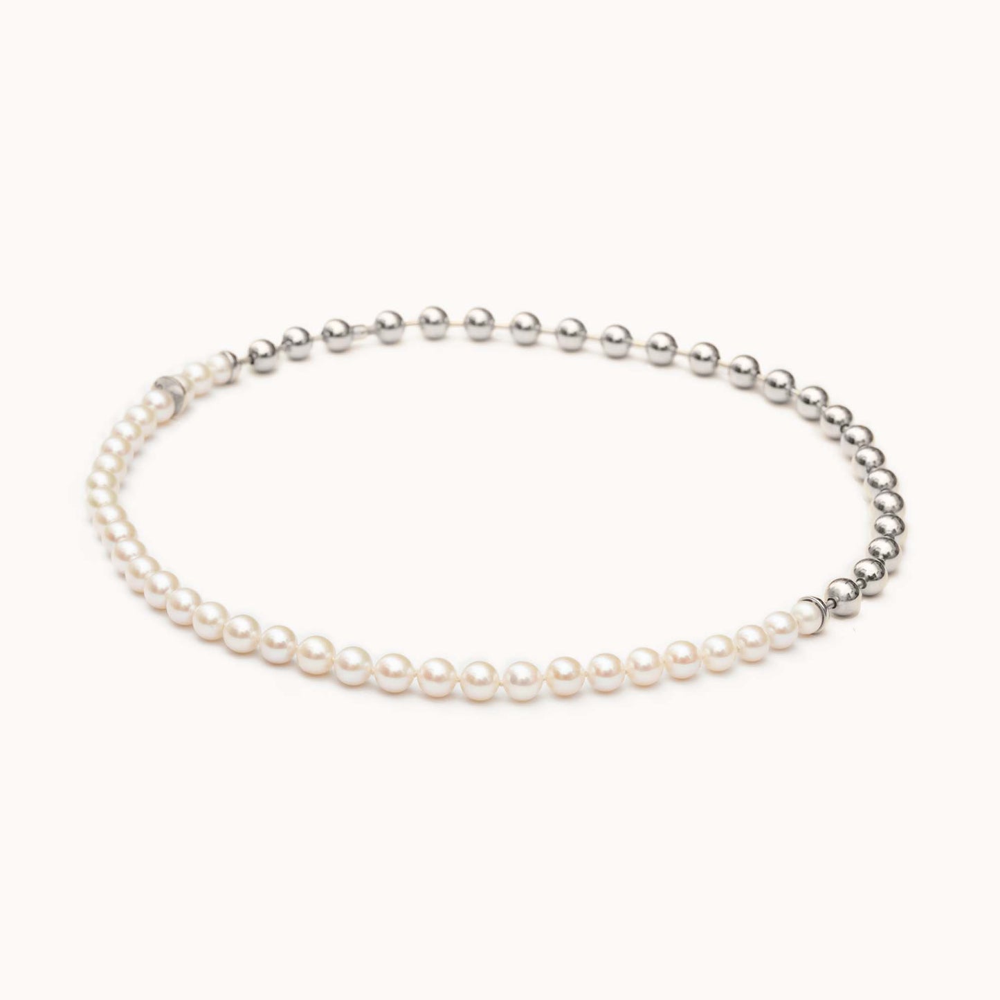 Ball Chain / Pearl Necklace | 1803N091040