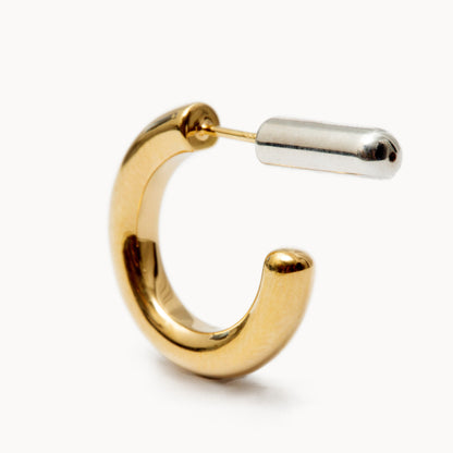 Bicolor Hoop Earring | 2001E011021