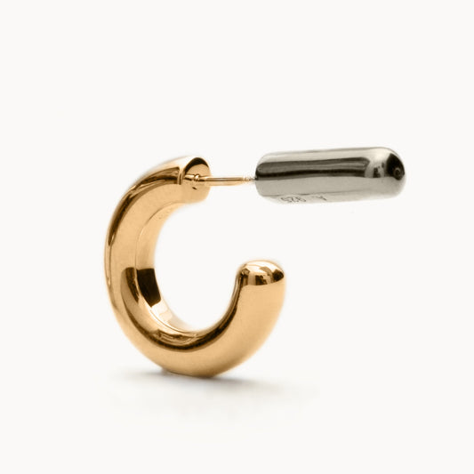 Bicolor Hoop Earring | 2001E021021