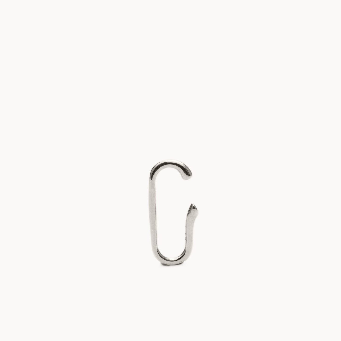 Small Elliptical Ear Cuff SS | 1706C151010