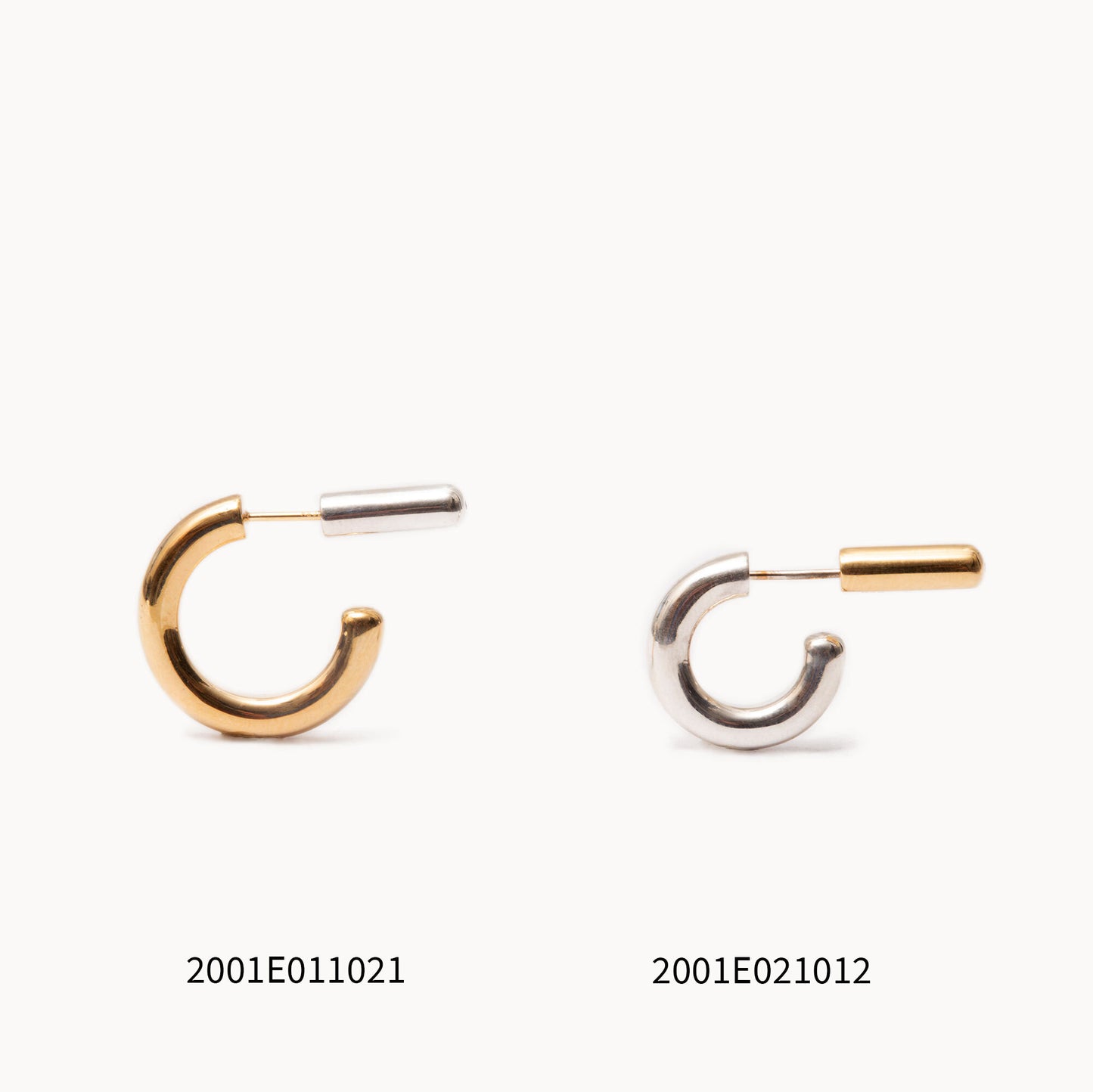 Bicolor Hoop Earring | 2001E021012