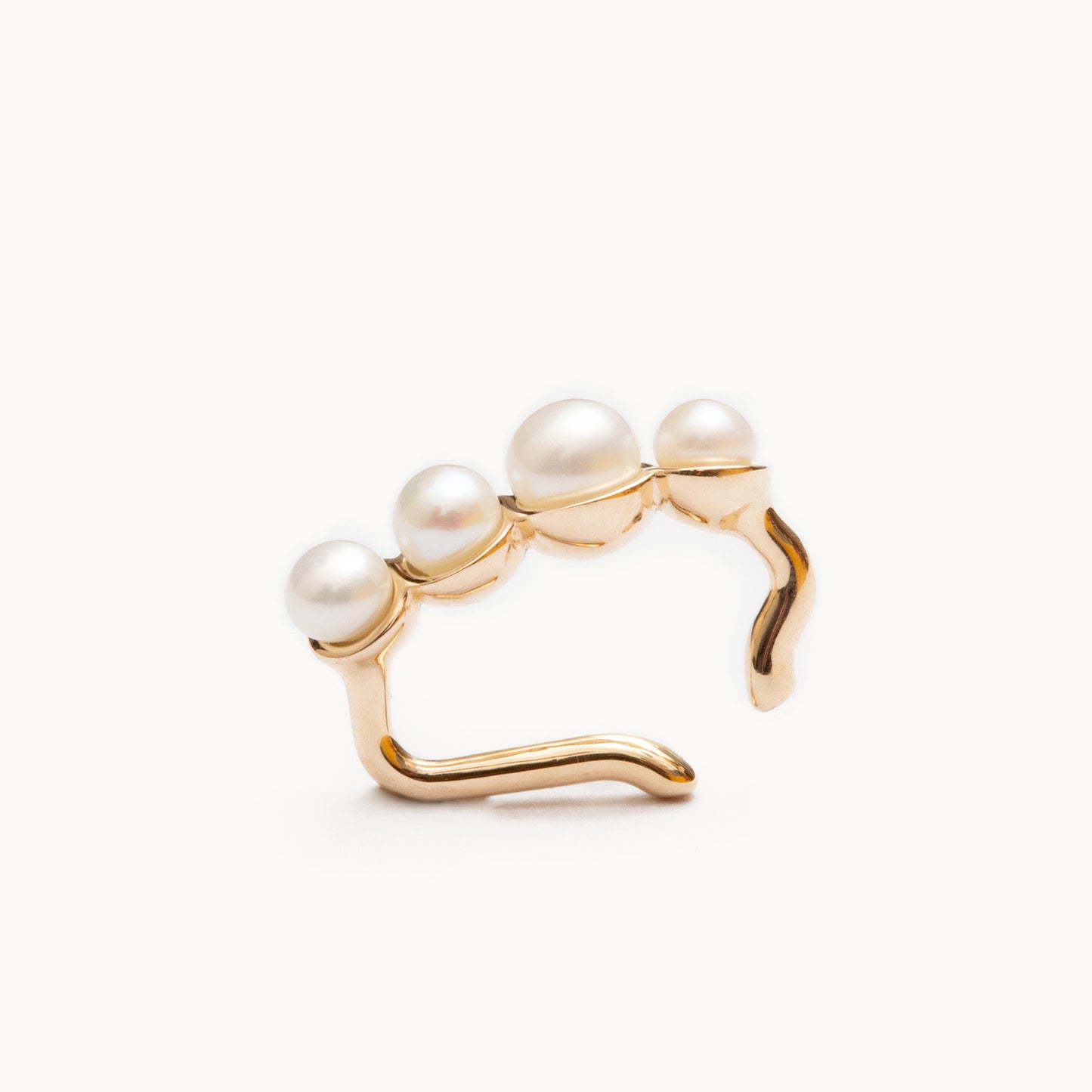 K10YG Pearl Ear Cuff | 1803C173030