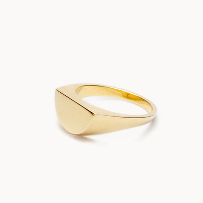 Half Signet Ring | 1607R011020L