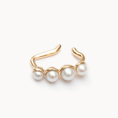 K10YG Pearl Ear Cuff | 1803C173030