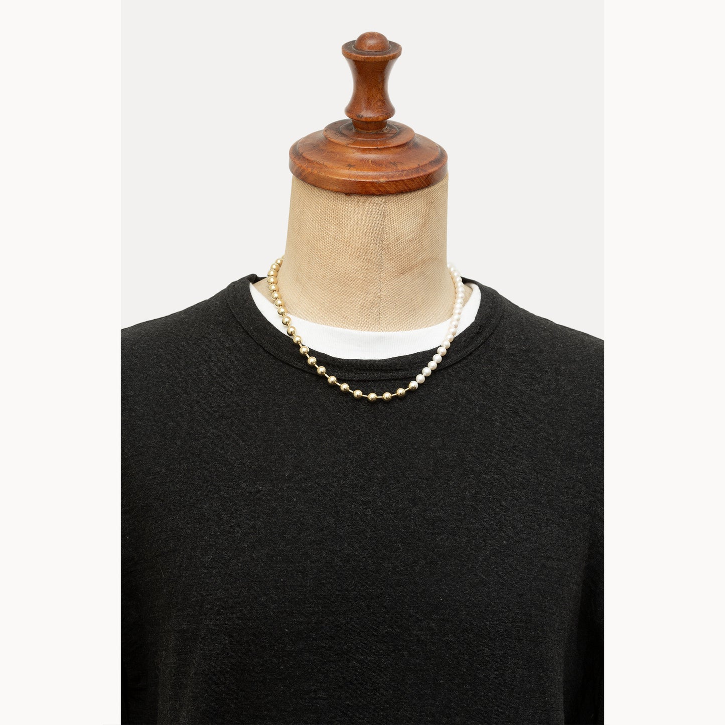 Ball Chain / Pearl Necklace | 1803N091040