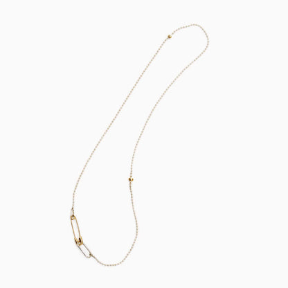 Safety Pin Necklace K18 | 1905N071212