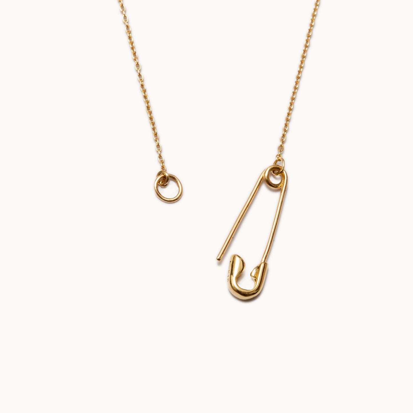 K18YG Safety Pin Necklace K18YG | 1905N092020