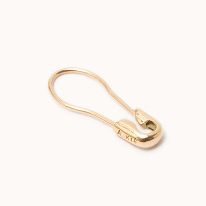 K18YG Safety Pin Earring | 1905E082020