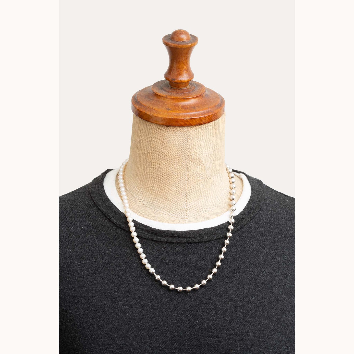 Ball Chain / Pearl Necklace | 1803N091040_L