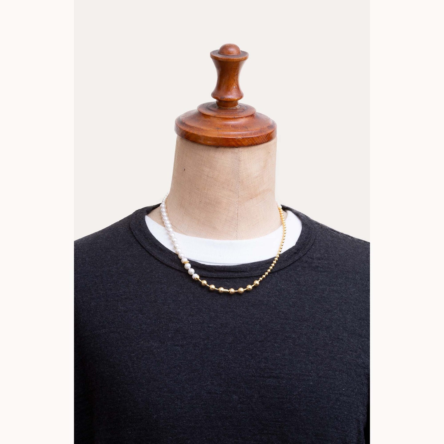 Ball Chain / Pearl Necklace | 1803N211040