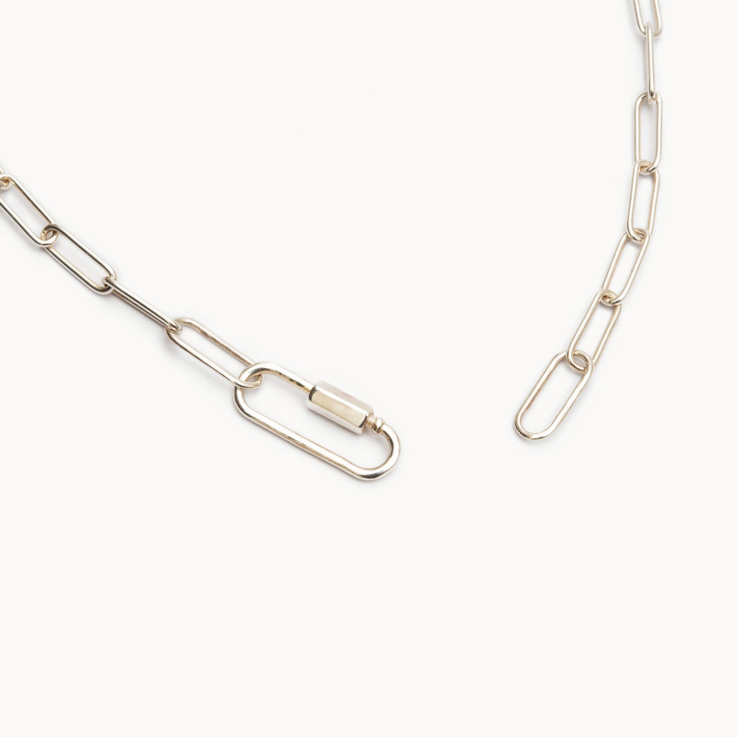 Link Chain Necklace 41 カラビナ付チェーンネックレス
