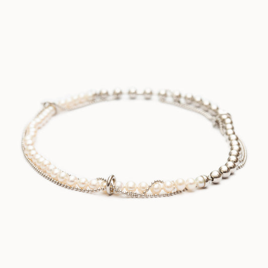 DB Ball Chain / Pearl Necklace | 1803N161040