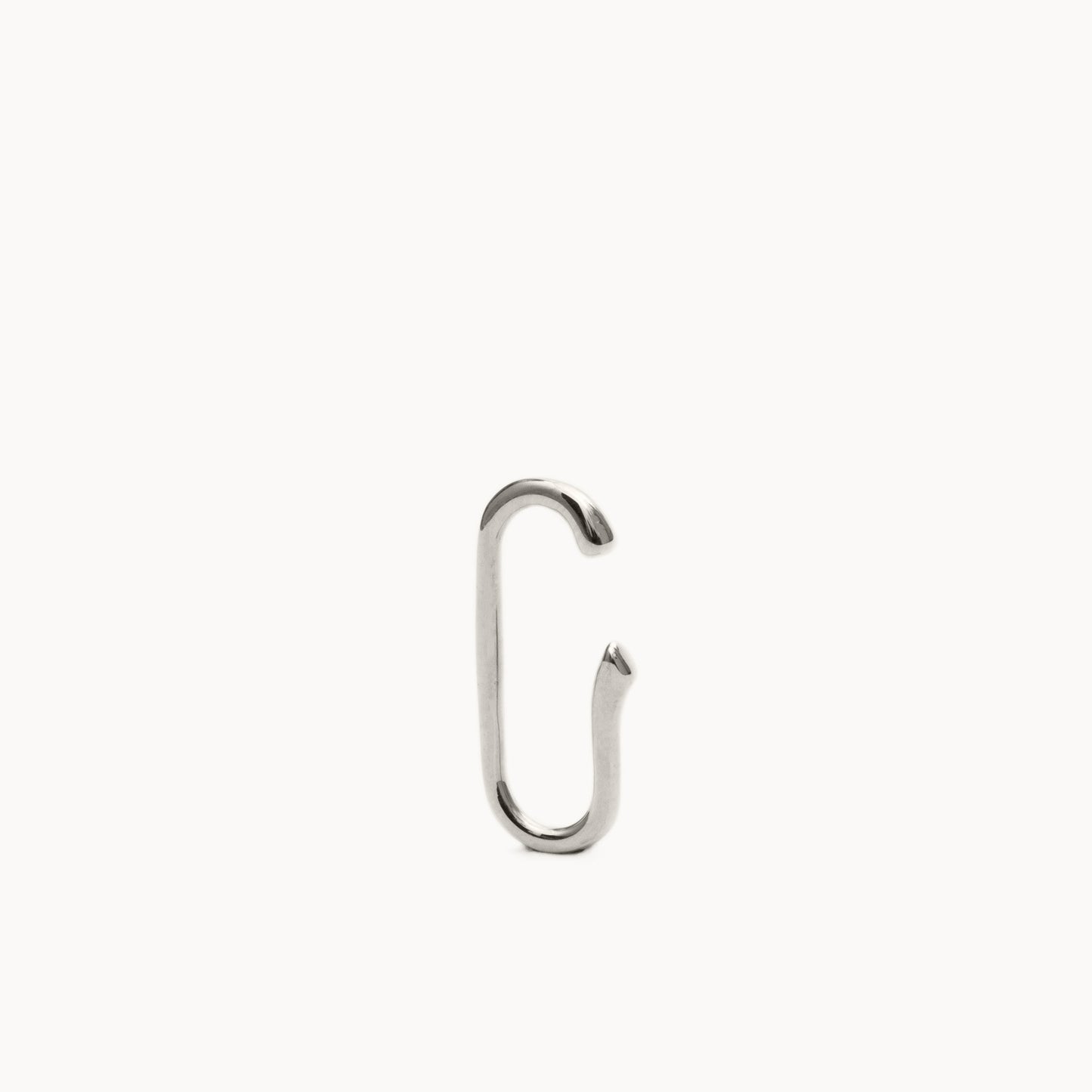 Small Elliptical Ear Cuff SS | 1706C151010