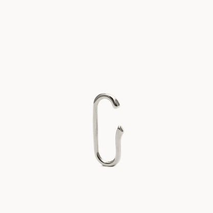 Small Elliptical Ear Cuff SS | 1706C151010